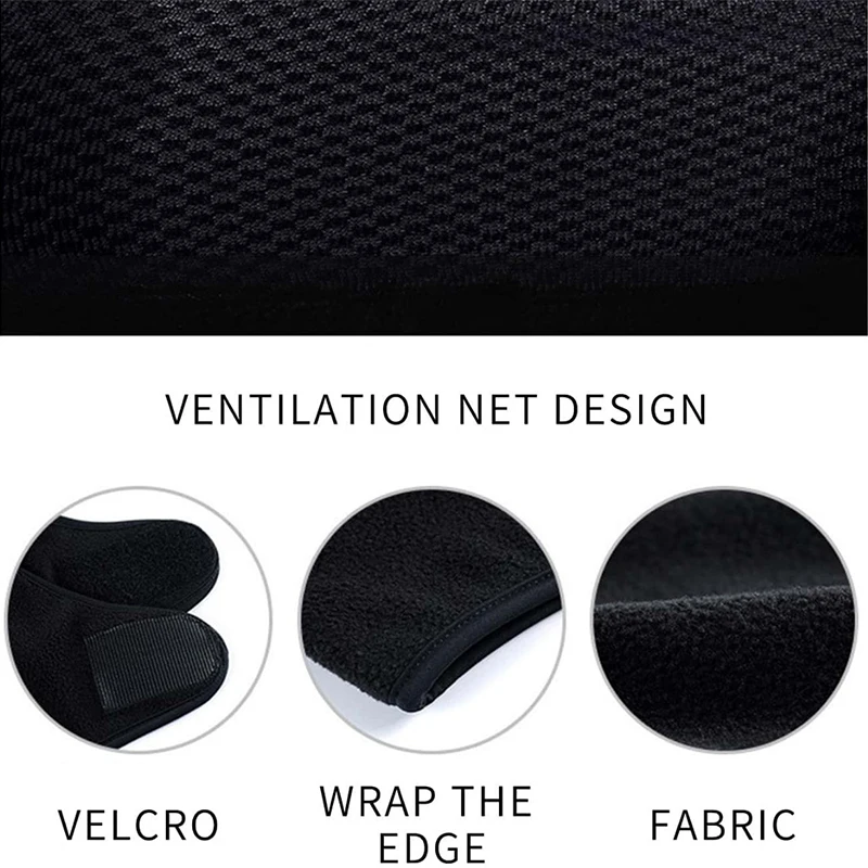 Winter Warm Half Face Mask Unisex Polar Fleece Windproof Cold Proof Ear Protection Breathable for Outdoor Running  Cycling Sport