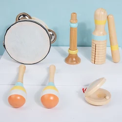 Interactive Musical Toy - Engaging Wooden Percussion Instrument for Toddlers | Early Educational Birthday Gift for Kids (6 instruments)