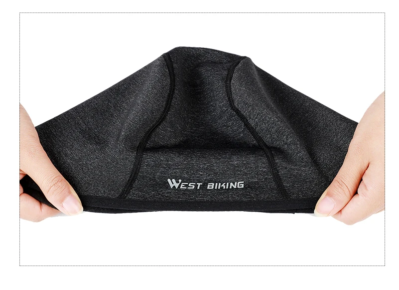 West Biking Winter Radsport kappe wind dichte Thermo Ski Helm Liner Laufen Skifahren Motorrad Hut Männer Frauen MTB Radfahren Kopf bedeckung – Detail 7