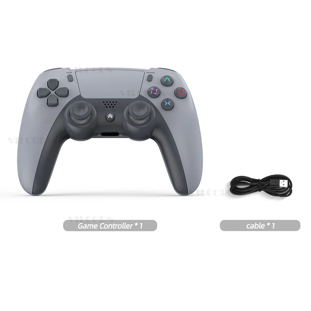 2025 Neuer kabelloser Controller für PS4-Gamepad, Weihnachtsgeschenk für Playstation 4/PS4 Slim/PS4 Pro/iOS/Android/Steam Dual Vibration