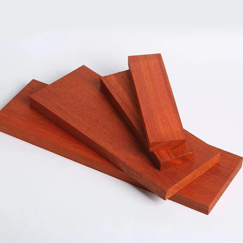 African Red Rosewood Board Handmade DIY Carving Wood High Quality Furniture Material Red Wood Supports Custom Size