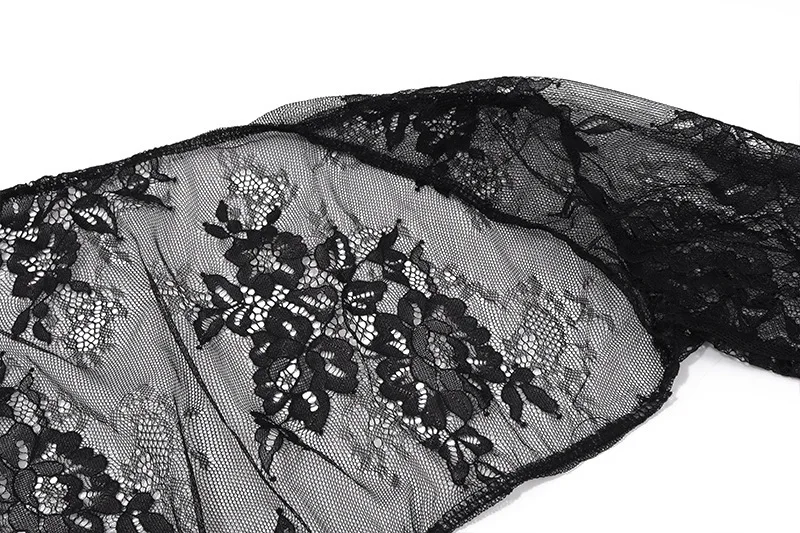 Elegante vestido de noche de fiesta para mujer, de manga larga, con encaje estampado de patchwork, sexy, para otoño e invierno, nuevo, ajustado con tirantes.