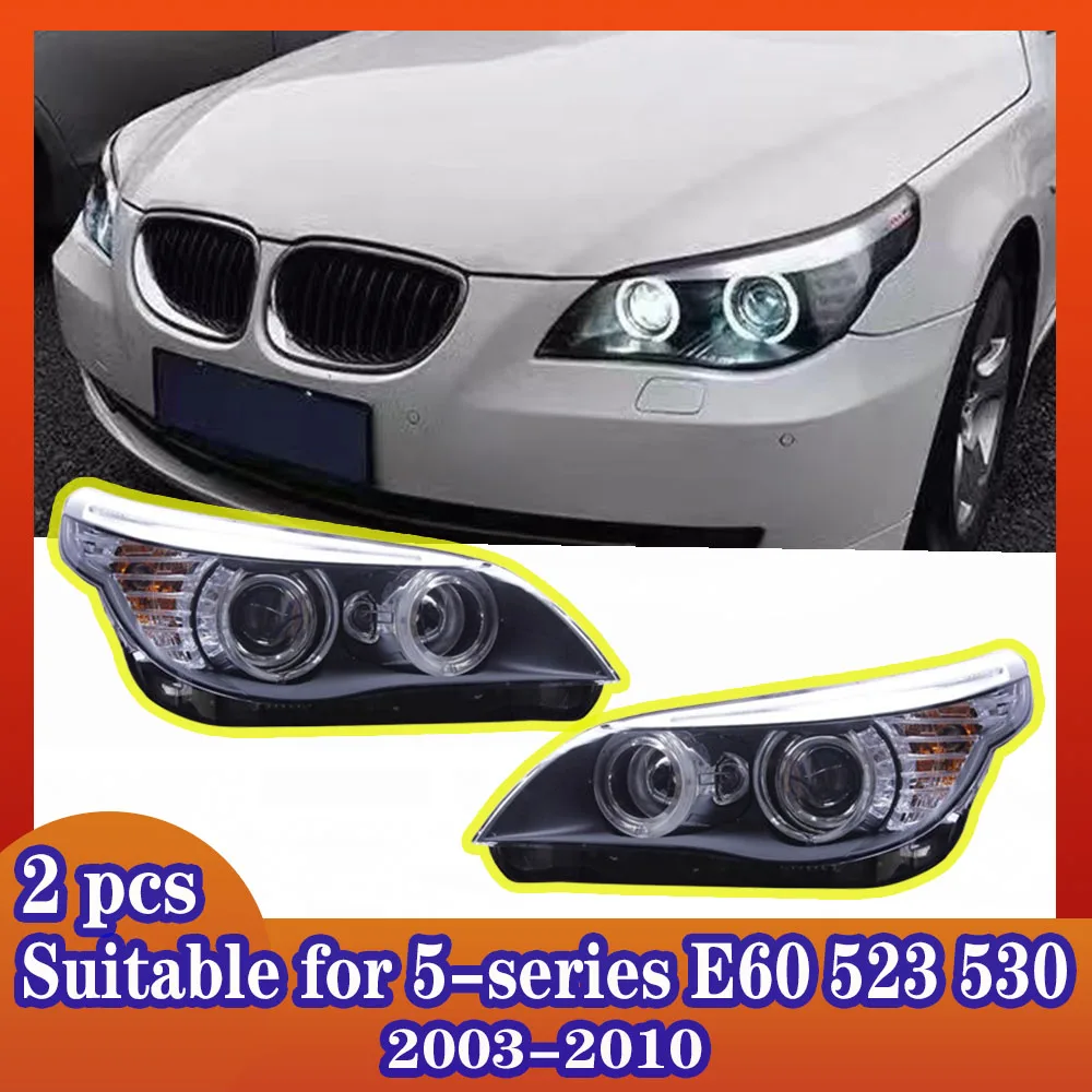 Suitable for BMW 5 Series E60 Headlight Assembly 523 530 Old Retrofit ...