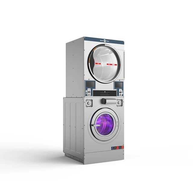 15kg 20kg Speed Union Stacked Washer And Dryer Laundry Machine $2000 -  Wholesale China Laundry Machine at factory prices from Shanghai Qiaohe  Laundry Equipment Manufacturing Co., Ltd.