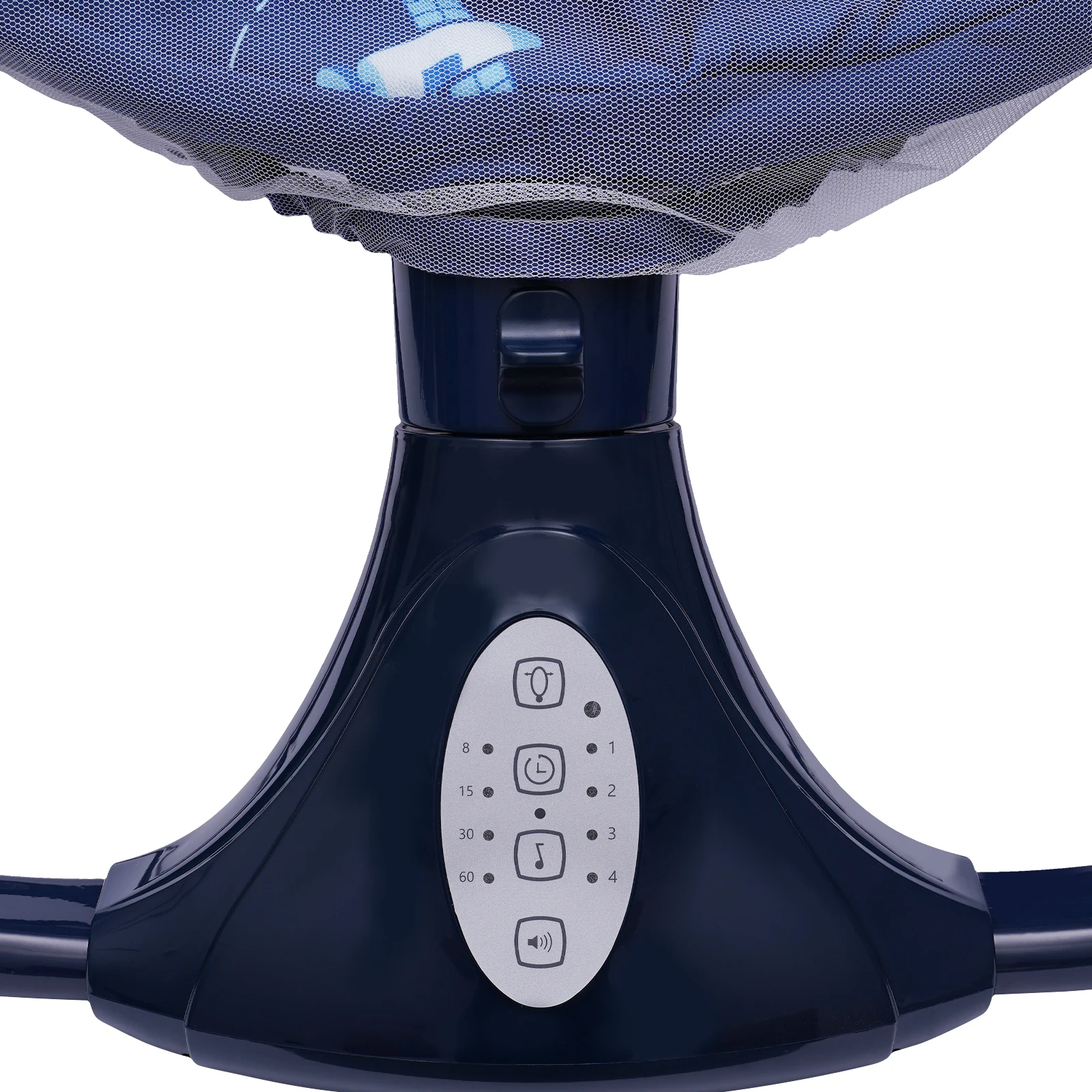 NEUE Babyschaukel für Säuglinge, elektrische Babyschaukel mit Fernbedienung, Musiklautsprecher für Neugeborene mit 4 Schaukelgeschwindigkeiten, Babywippe – Detail 11