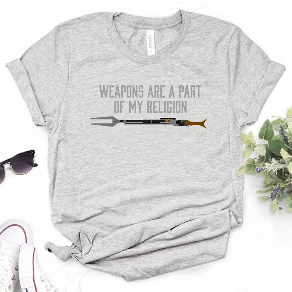 

Weapons t shirt women summer harajuku graphic Tee girl manga clothing