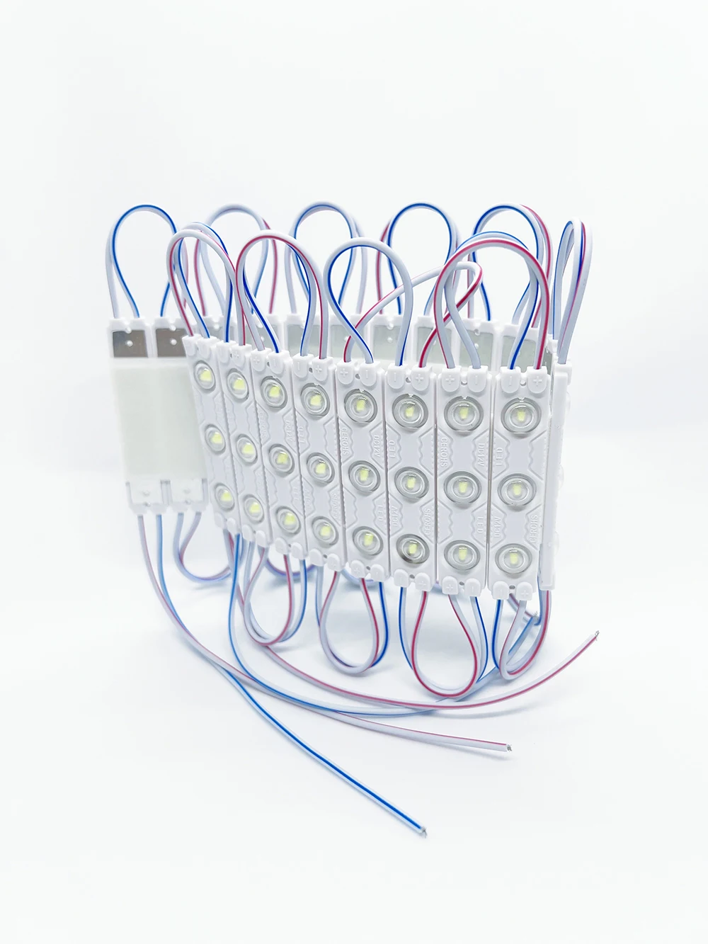 200개 미니 SMD 2835 인젝션 12V LED 모듈 초고휘도 1.5W 모듈 160도 빔 각도 60*11mm