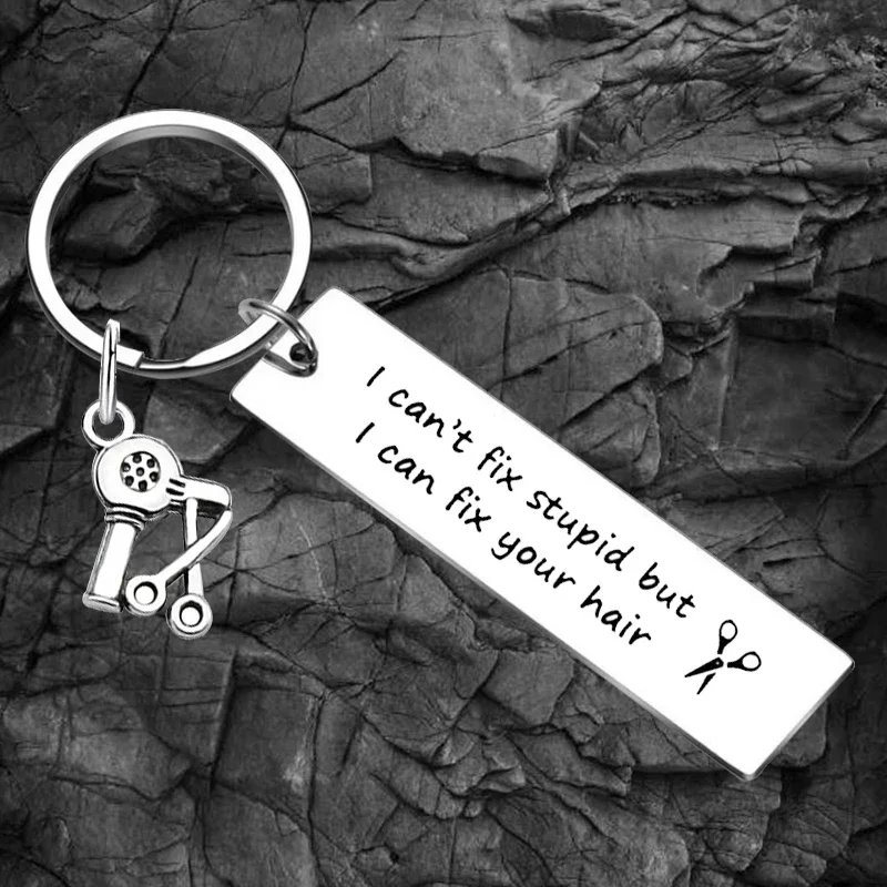 

Hairdresser Gift Keychain Salon Owner,Hair Stylist Gift Key Rings Hair Stylist Cosmetology Graduation Gifts Barber Gifts