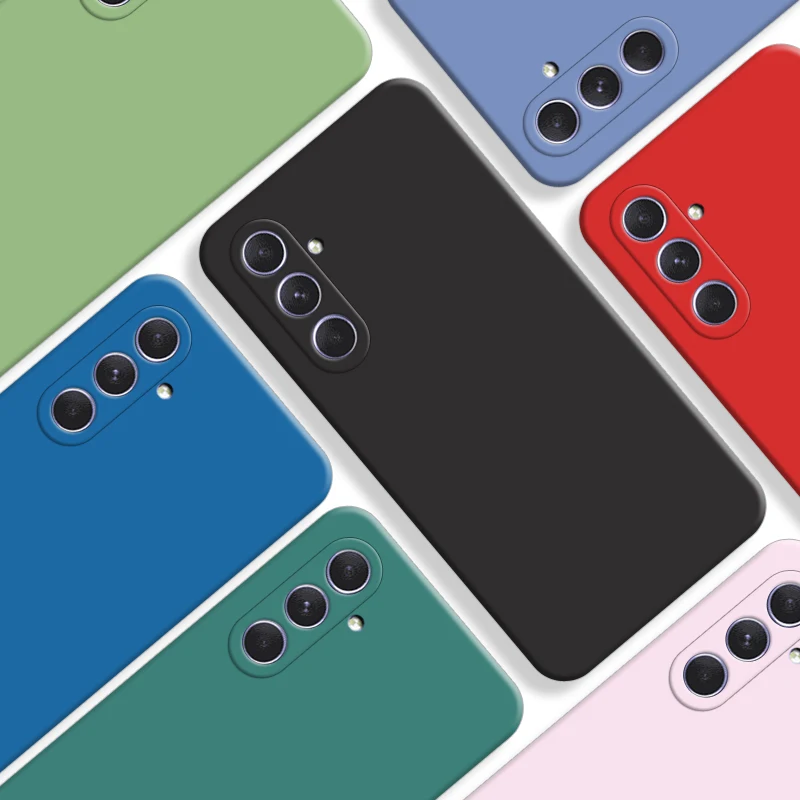

For Samsung Galaxy A15 Case For Samsung Galaxy A15 Cover 6.5 inch New Original Liquid Silicone Protective Bumper For Galaxy A15