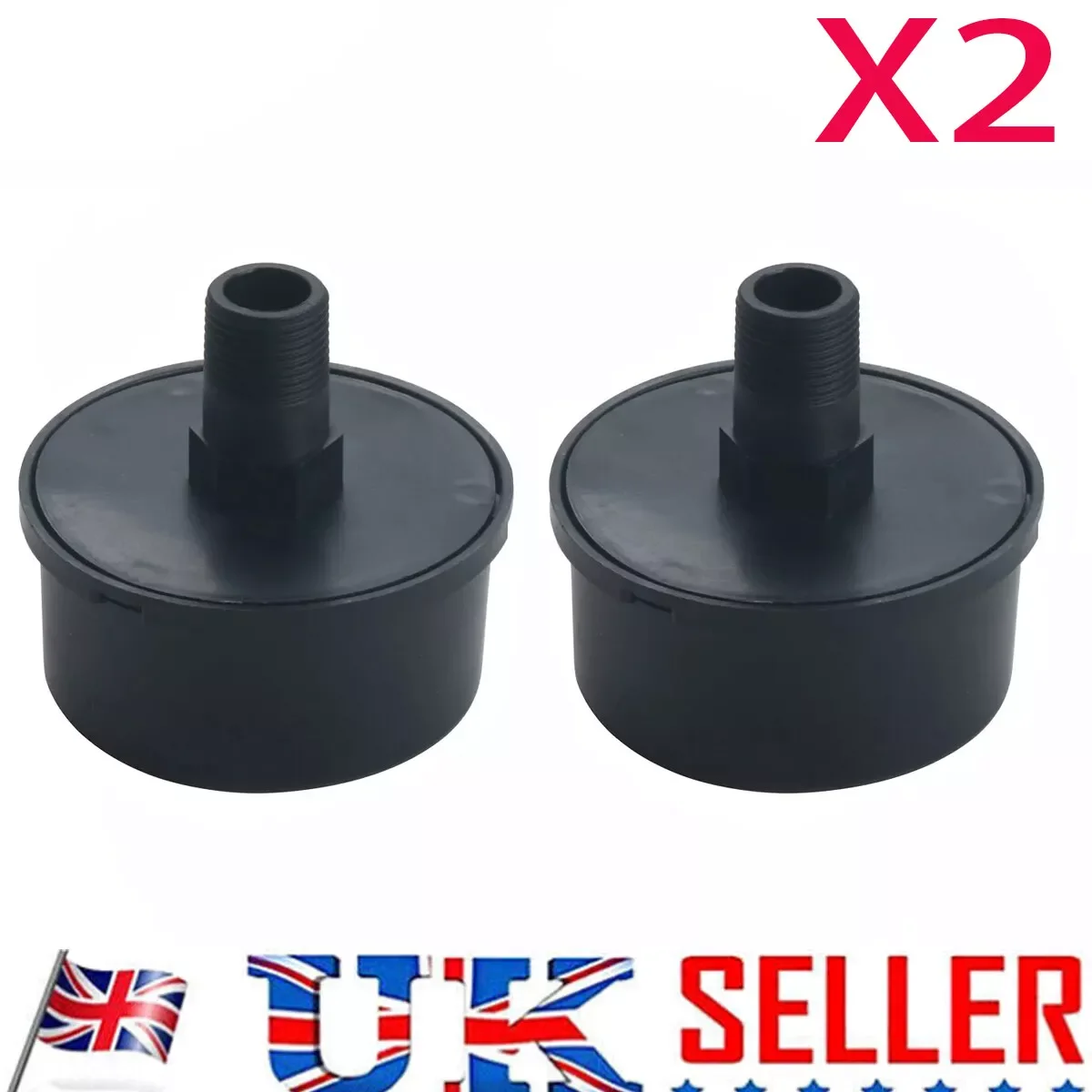 Car Intake Muffler 2X 15mm Air Compressor