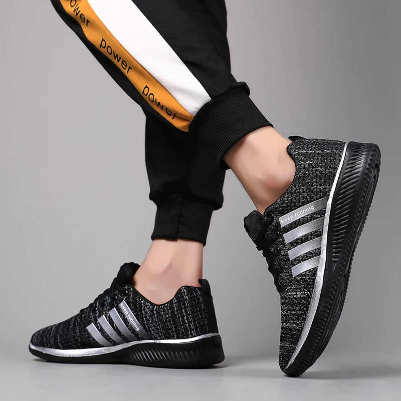New large size men's net casual shoes comfortable sports lightweight non-slip high quality men's sports shoes 5