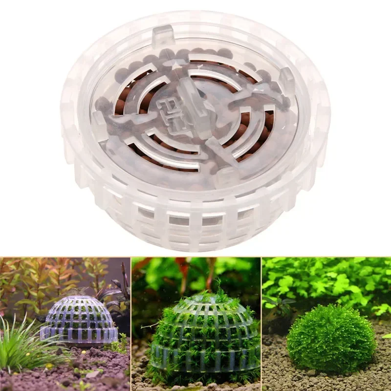 5*2.8cm Natural Mineral Aquatic Bio Moss Ball Aquarium Crystal Red Shrimp House Fish Tank Decoration Mineral Balls
