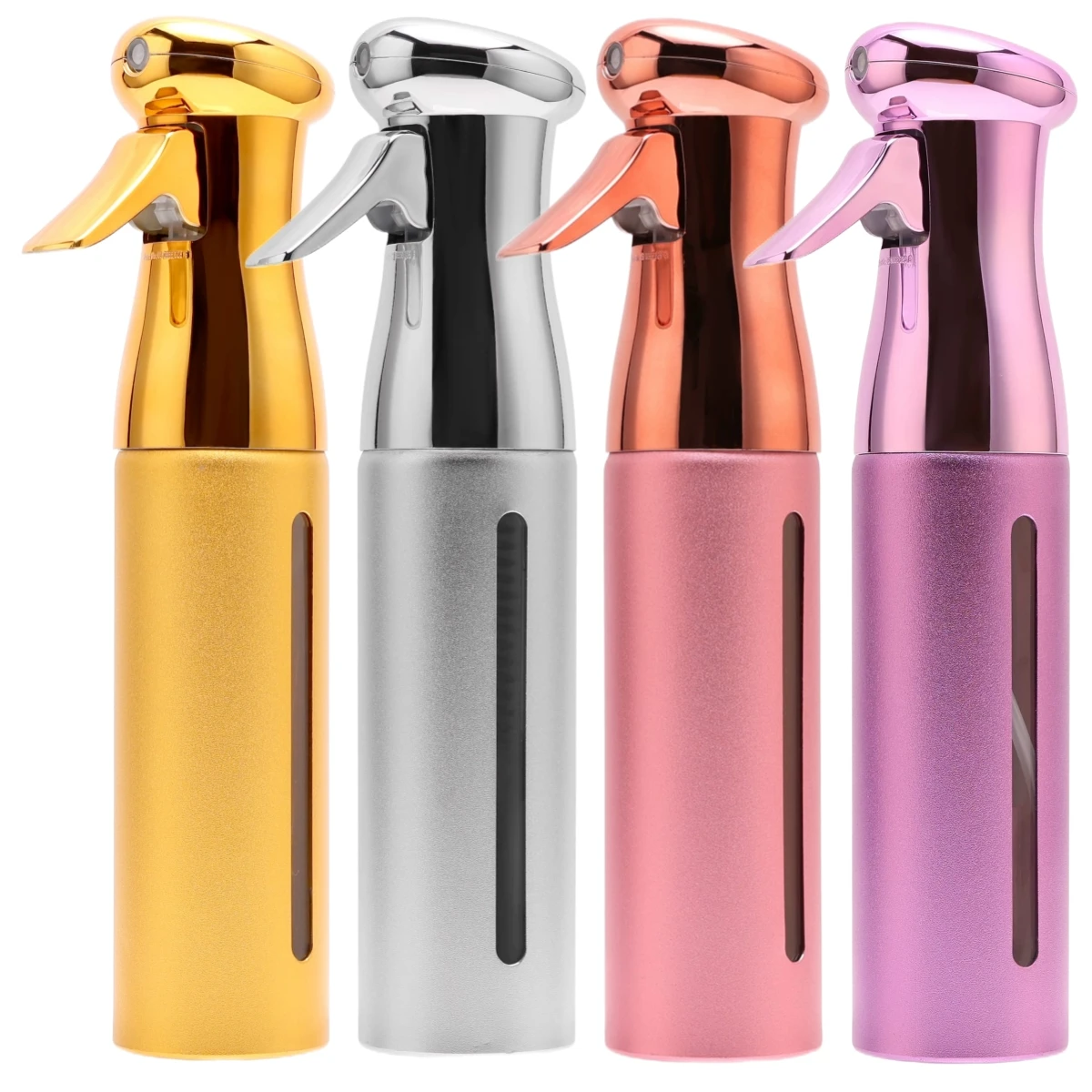 

300Ml Hairdressing Spray Bottle Electroplating Refillable Fine Mist Sprayer Bottle Haircut High Pressure Salon Water Can