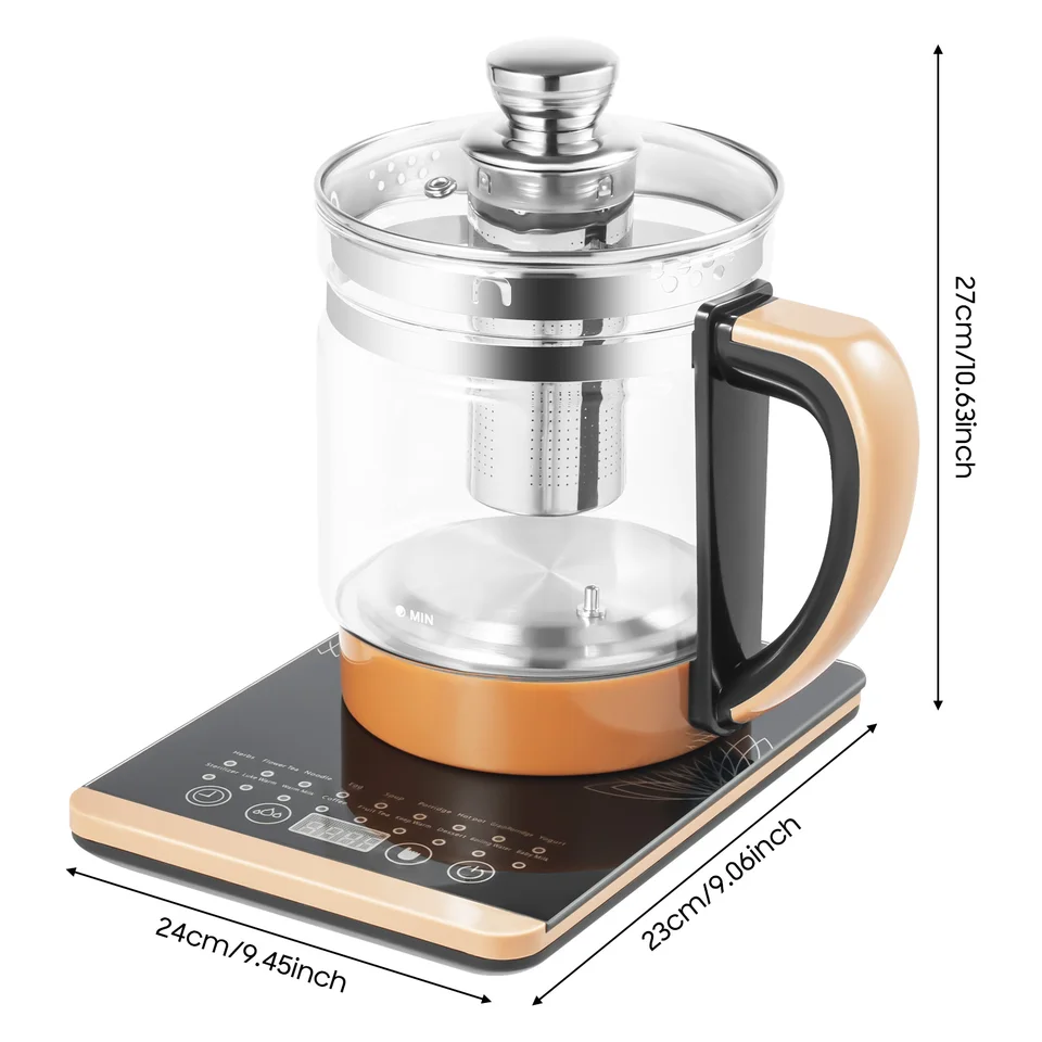 1.8L Multifunctional Electric Glass Water Kettle