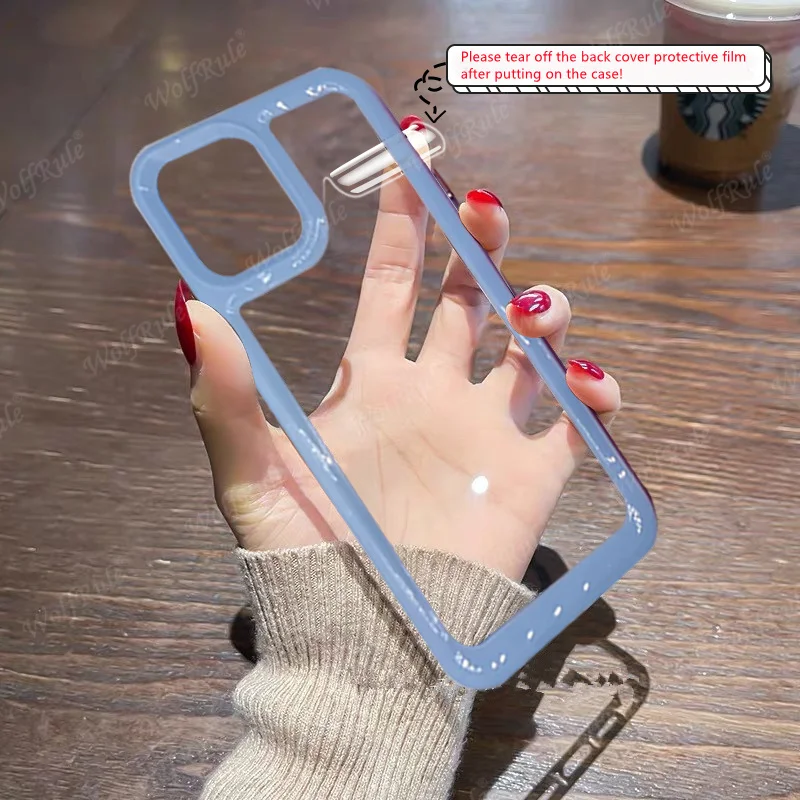 For Redmi Note 13 Pro Plus Case Cover Redmi Note 13 Pro Plus Capas Transparent Colour Clear Fundas Xiaomi Redmi Note 13 Pro Plus