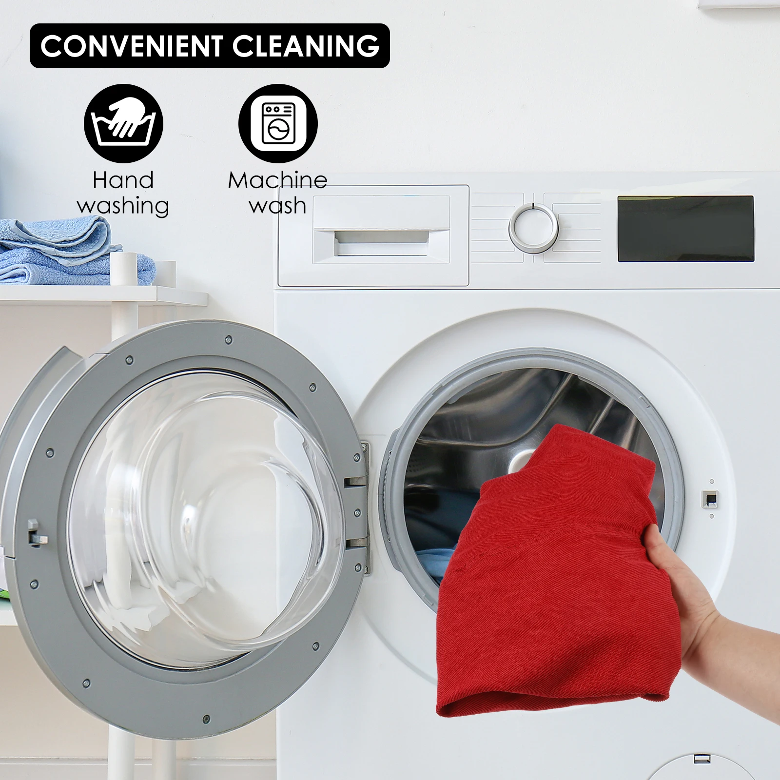 Corduroy Bean Bag Cover Soft Comfortable Lazy Sofa Cover with Handle Multipurpose Pillows Plush Toys Storage Bag for Kids Adults