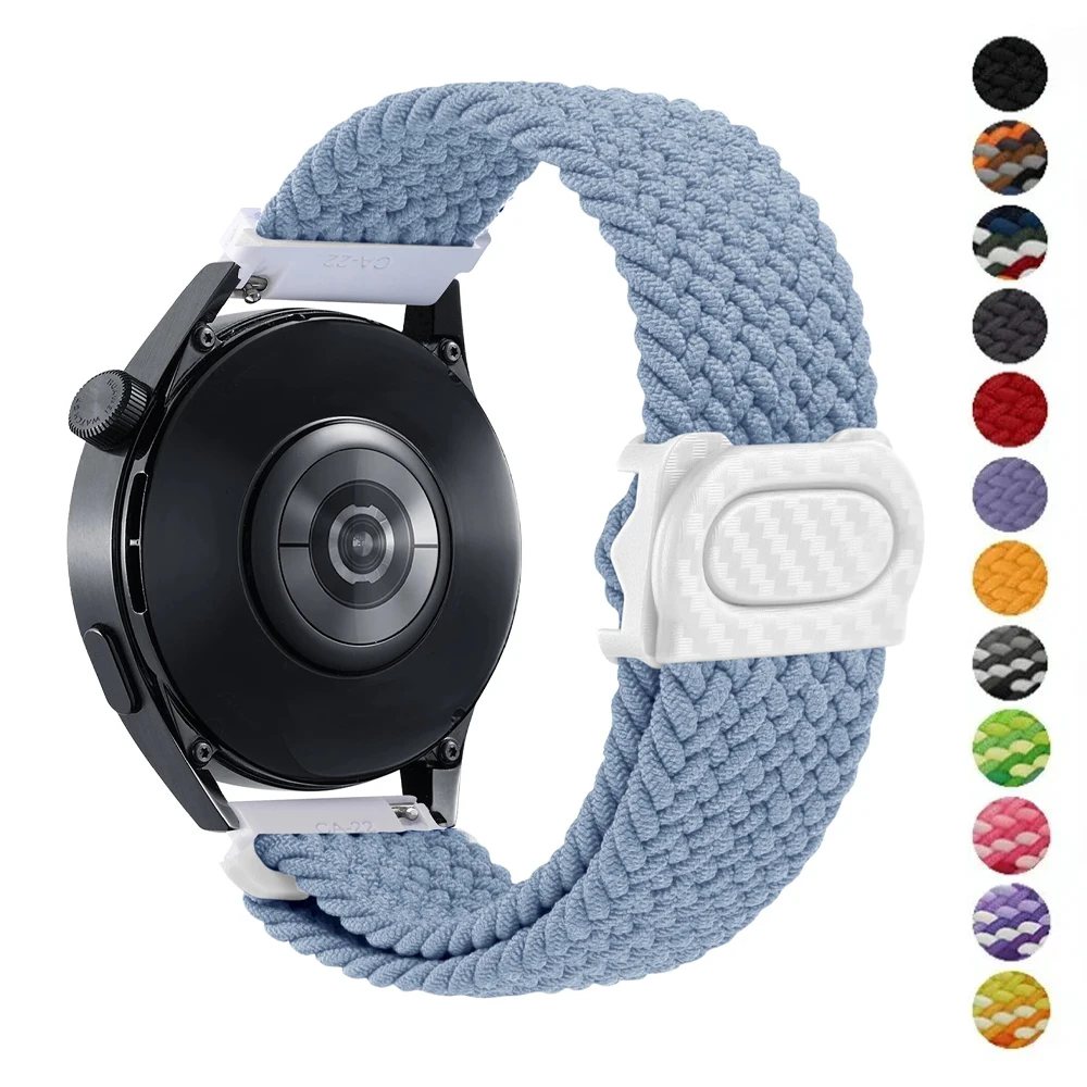 Nylon Braided Watch Strap - 20mm/22mm Adjustable Bracelet