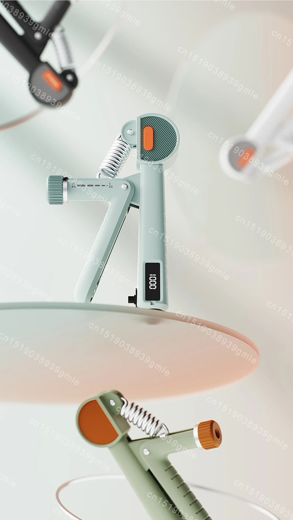 Description Picture 2 of itemCount Heavy Gripper Fitness Hand Exerciser Grip Wrist Training Increase Strength Spring Finger Pinch Carpal Expander