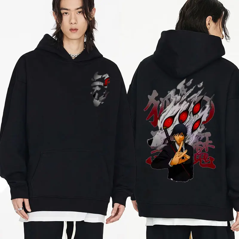

Hot Anime Chainsaw Man Hayakawa Aki Fox Devil Kon Print Hoodies Men Women's Manga Harajuku Streetwear Sweatshirts Hoodie