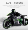 2.4G Radio RC Rechargeable Motorcycle With Cool Light High Speed RC Motorbike Kid Stunt Remote Control Motorcycle Model Toy Gift 4