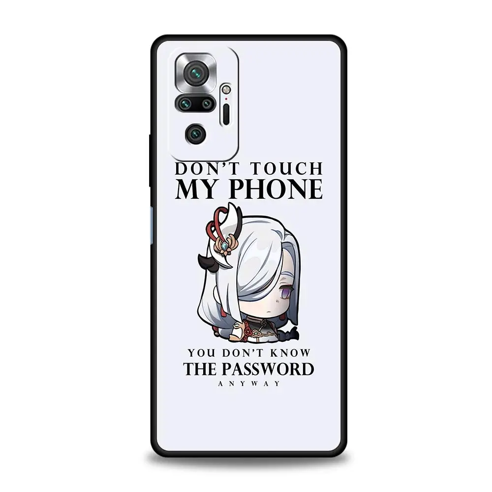 Kawaii Cartoon Genshin Impact Soft Phone Case
