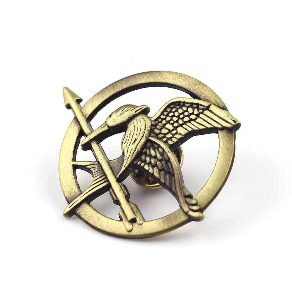 Vintage Hunger Games Brooch Mockingbird Style Alloy Badges For Kids Friends Fashion Gift - Image 3