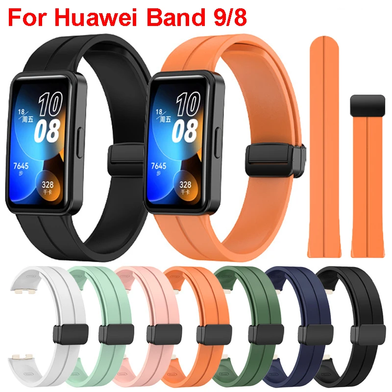 Magnetic Silicone Sport Strap Replacement Wristband Bracelet