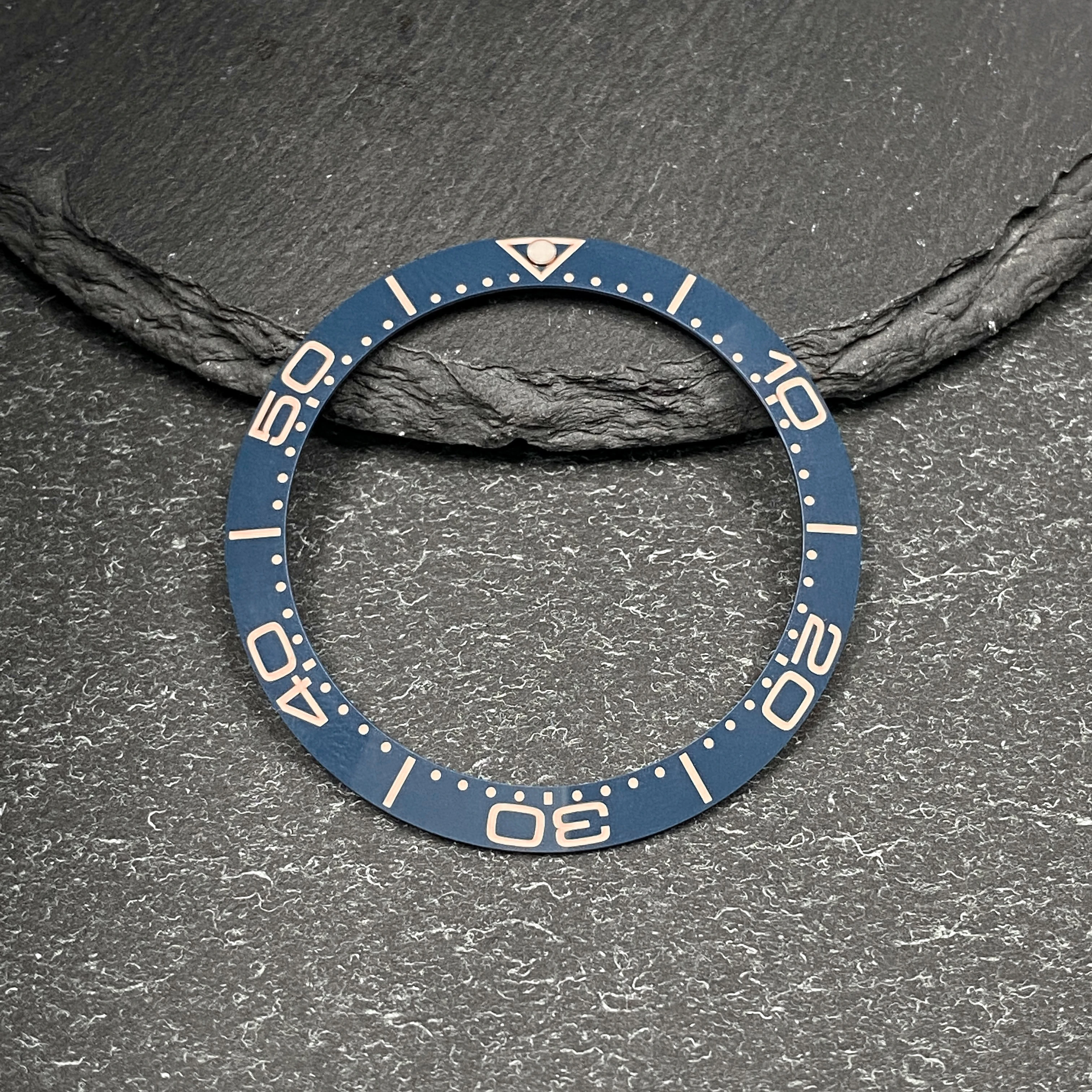Premium 38*30.6MM Ceramic/Aluminum Watch Bezel Insert