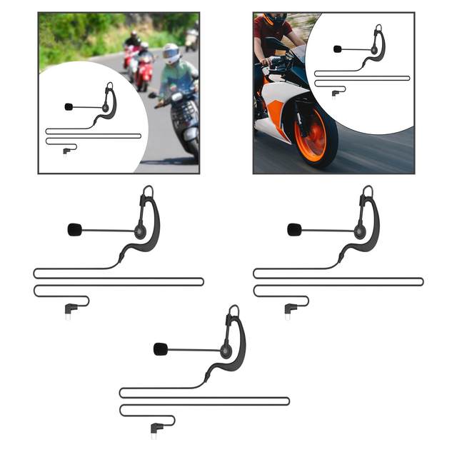 Referee Earphone Cable Stable Performance Black Referee Headset for Referee