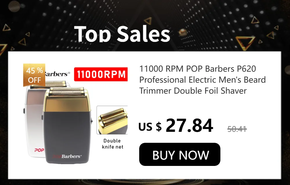 2PCS Orignal Replacement Blade Net For P600 KM-2028 1102 Hair Trimmer Clipper Cutting Knife Head Beard Shaving Parts Accessories