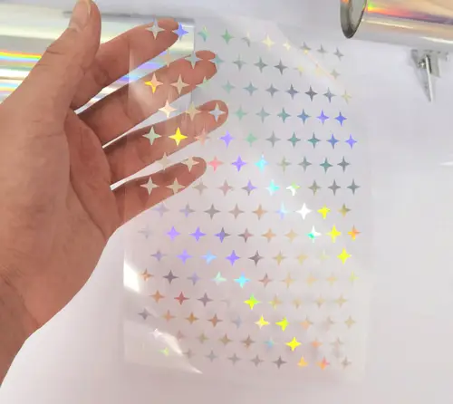 1 sheet Self Adhesive Heart Paper Stickers - Laser Engraved Decorative Stickers for DIY Craft Gifts - Image 14