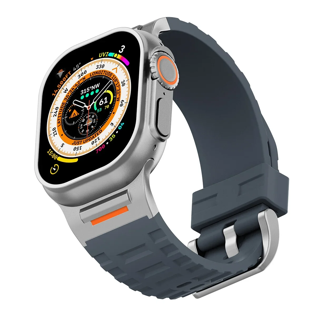 Luxury Sport Silicone Band for Apple Watch - Soft and Stylish Bracelet Strap