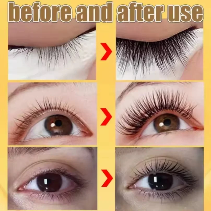 Eyelash Growth Serum 7 Days Natural Eyelash Enhancer Longer Fuller Thicker Curling Lash Treatment Eye Care Products Makeup