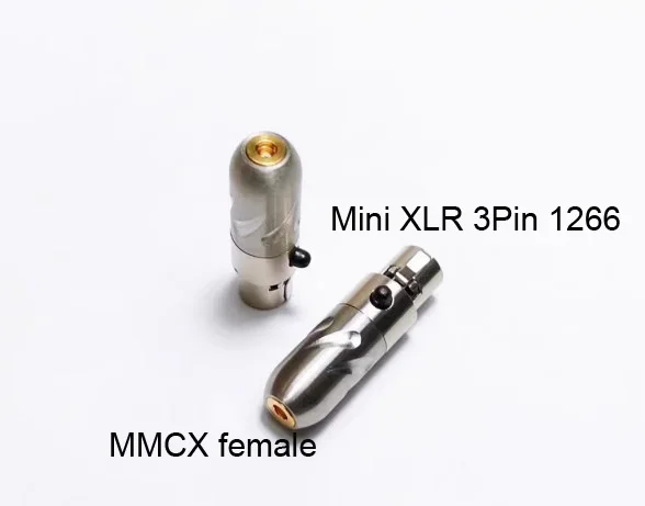 1 Pair 0.78mm/MMCX 3.5MM/2.5/MM/A2DC Female To MINI XLR 3Pin For HEDD 1266 GL850 MEZE Headphone Earphone Connector Adaptor