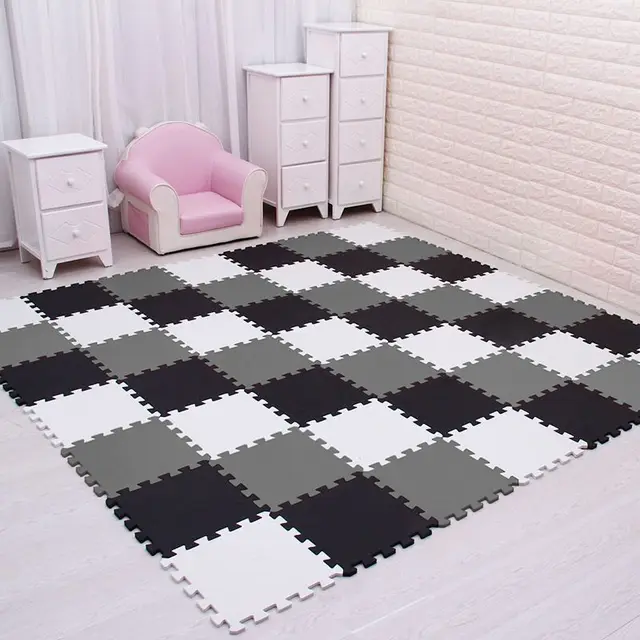 Baby EVA Foam Puzzle Play Mat /kids Rugs Toys carpet for childrens Interlocking Exercise Floor Tiles,Each:29cmX29cm 5