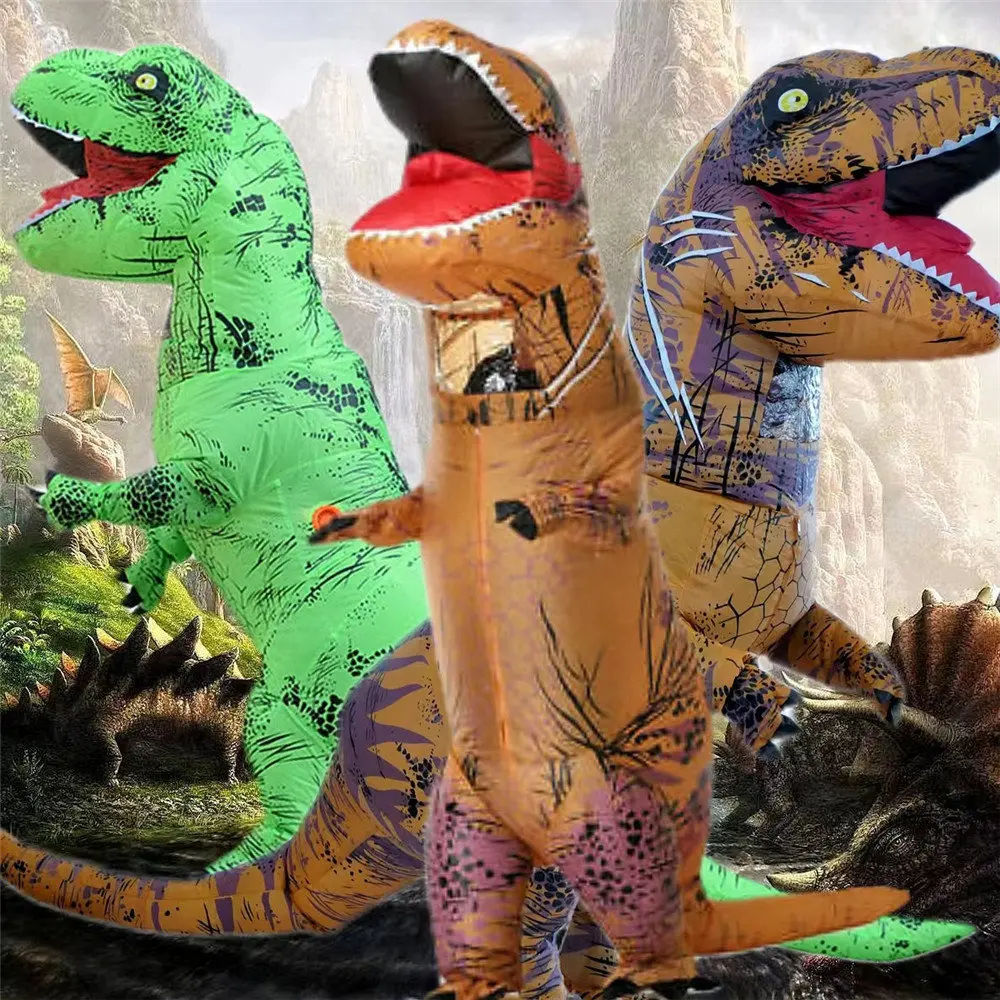 TRexInflatableDinosaurCostumesSuitDressAnimePartyCosplay