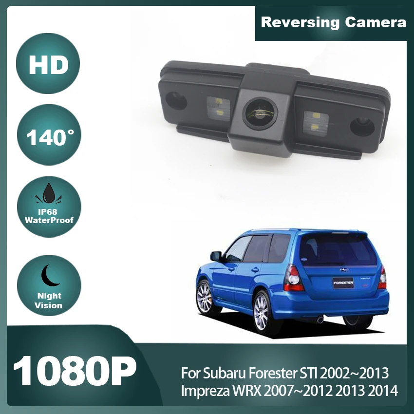 

Водонепроницаемая HD камера заднего вида «рыбий глаз» для Subaru Forester STI 2002 ~ 2013 Impreza WRX 2007 ~ 2012 2013 2014