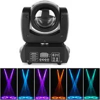 Moving Head LED 100W Beam DMX Light WIth 7 Colors 8 Gobos Rotating Prism Effect Sound Arrive For DJ Party Club Event 1