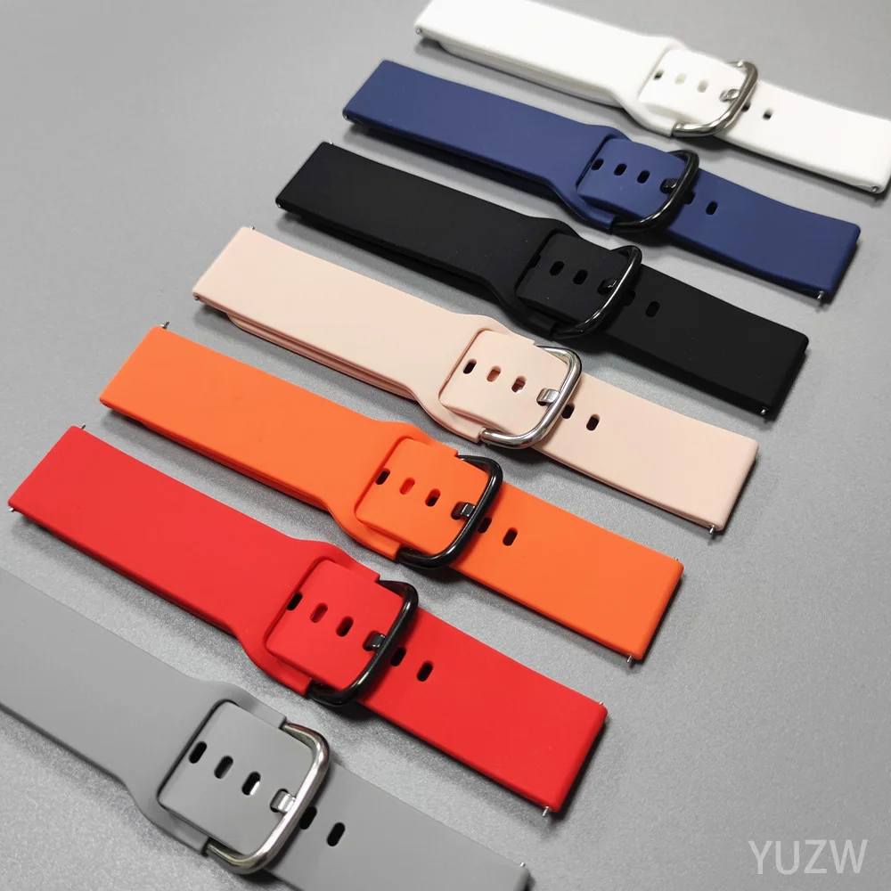 Silicone Sport Strap - Soft 20mm/22mm Band