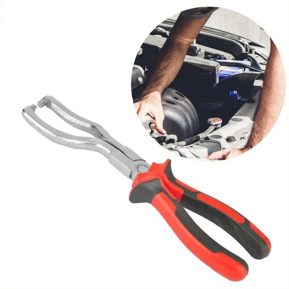 Professional Gasoline Pipe Joint Pliers Filter Caliper Disassembly Connector Pliers Removal Repair Oil Clamp Tubing Tools Q H3J8