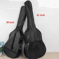 38in/41in Oxford Fabric Guitar Bag Soft Double Shoulder Straps Padded Acoustic Guitar Waterproof Backpack Instrument Bags Case 1