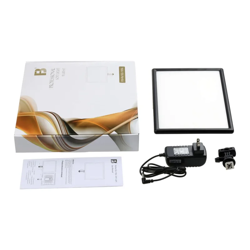 

FB Studio LED 3200K-5600 Soft Light Video Fill Light Panel Photography Lighting Live Broadcast YouTube RGB Filter