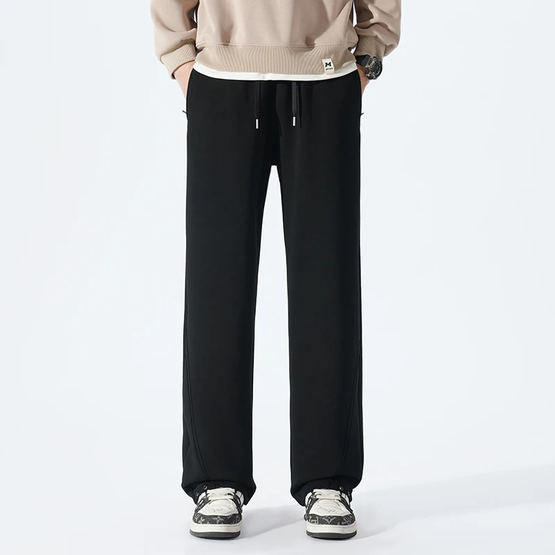 25s جديد الخريف الشتاء 190 طويل القامة الرجال اضافية طويلة 120 سنتيمتر طول السراويل مرونة الخصر تنوعا السراويل الرياضية قماش عالي الجودة