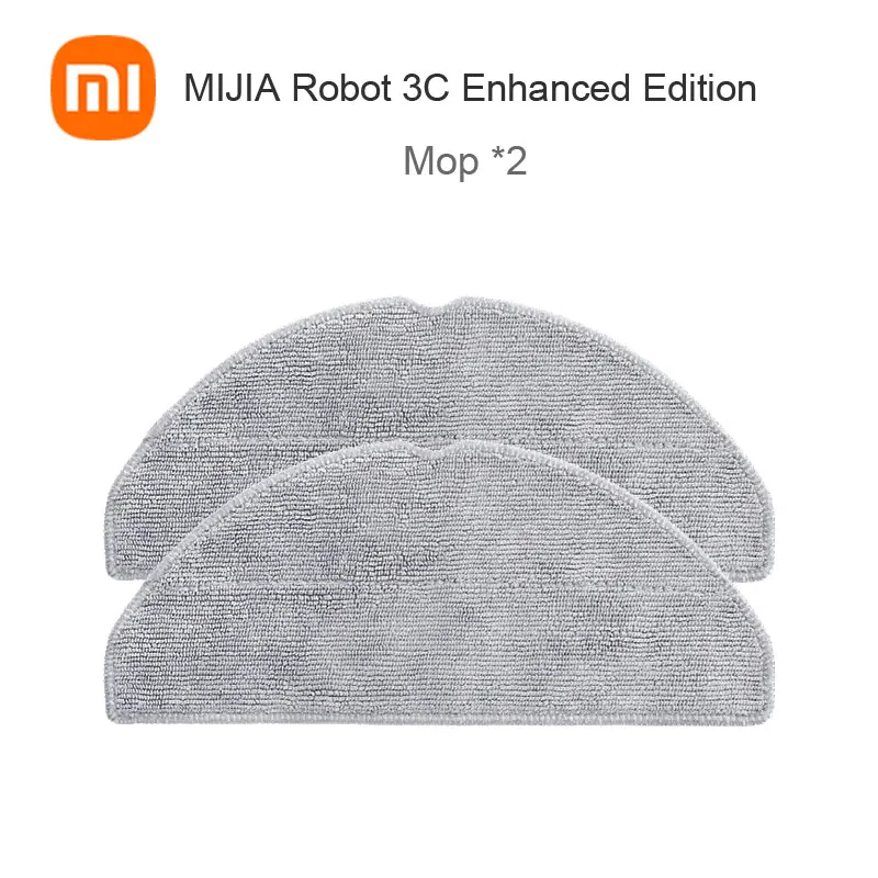 Original XIAOMI MIJIA Robot Vacuum Mop 3C Enhanced Edition Spare Parts Accessories Side Brush Main Brush Main Brush Cover Mop