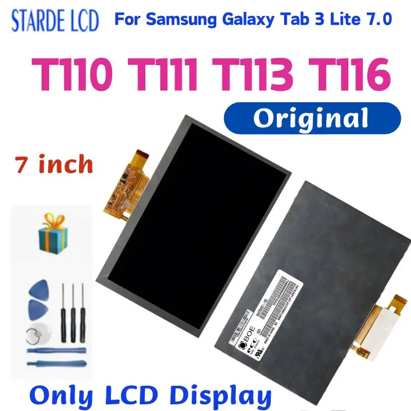 Per Samsung Galaxy Tab 3 Lite 7.0 T110 Sm-T110 Lcd T111 Schermo Lcd T113 T116 Solo Display Lcd Monitor Pannello No Touch Screen