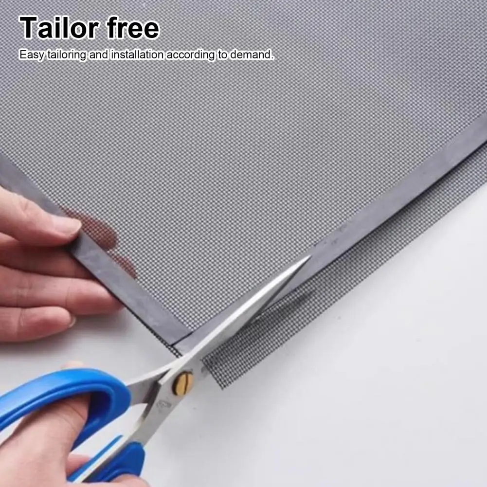 Window Screen Magnetic Anti-mosquito Screen with Strong Adhesion Adjustable Mesh Window for Prevention Adjustable Window Screen 6