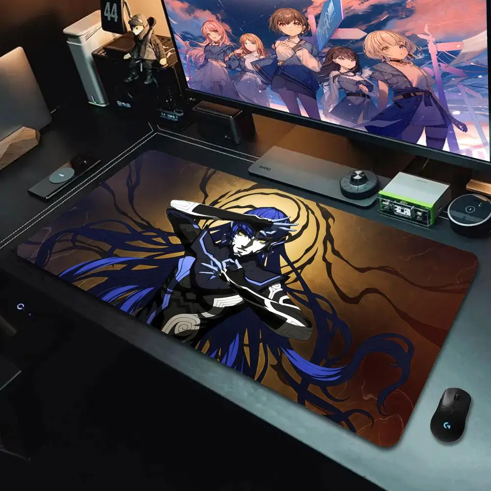 

Popular Game Cool Shin Megami Tensei V escritorio kawaii Mouse Pad Non-Slip Rubber Edge locking Game play mats for notebook PC