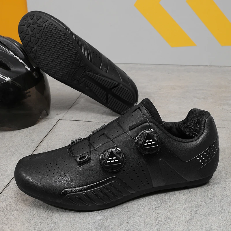 Flat pedal bicycle shoes Cycling Sneaker Cycling Outdoor Sports Speed Mountain Bike Shoes Indoor Non Lock with Cleat Shoes