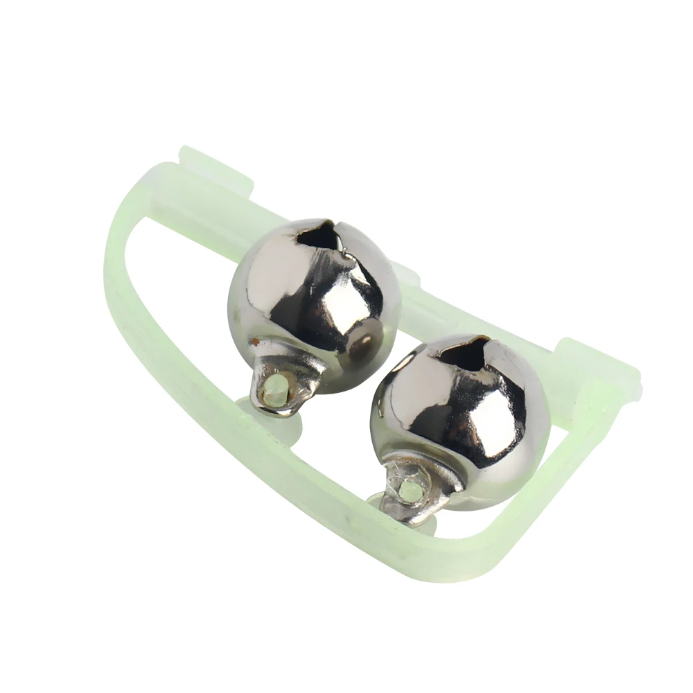 6PCS Fishing Bite Alarm Twin Bells Fishing Rod Bite Bait Alarm