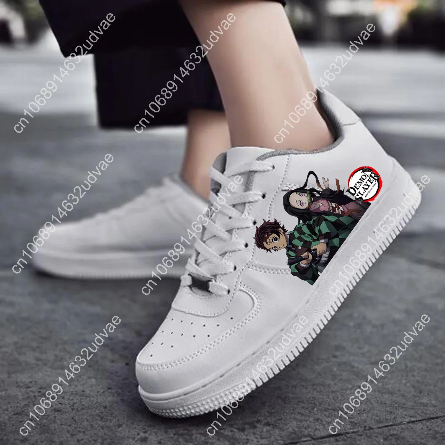 Japan Anime Cartoon High Quality Fashion AF Basketball Mens Womens Sports Flats Force Tanjirou Nezuko Sneakers Mesh Custom Shoe